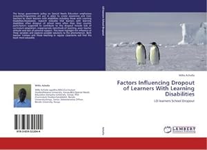 Seller image for Factors Influencing Dropout of Learners With Learning Disabilities for sale by BuchWeltWeit Ludwig Meier e.K.