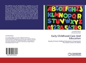 Seller image for Early Childhood Care And Education for sale by BuchWeltWeit Ludwig Meier e.K.