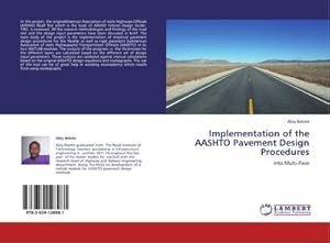 Immagine del venditore per Implementation of the AASHTO Pavement Design Procedures venduto da BuchWeltWeit Ludwig Meier e.K.