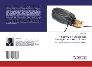 Imagen del vendedor de A Survey of Credit Risk Management Techniques: a la venta por BuchWeltWeit Ludwig Meier e.K.