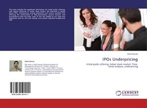 Imagen del vendedor de IPOs Underpricing a la venta por BuchWeltWeit Ludwig Meier e.K.