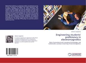 Imagen del vendedor de Engineering students' proficiency in electromagnetics a la venta por BuchWeltWeit Ludwig Meier e.K.
