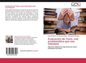 Imagen del vendedor de Evaluacin de Tesis: una problemtica que nos interpela a la venta por BuchWeltWeit Ludwig Meier e.K.