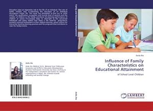 Seller image for Influence of Family Characteristics on Educational Attainment for sale by BuchWeltWeit Ludwig Meier e.K.