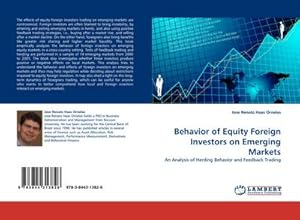 Imagen del vendedor de Behavior of Equity Foreign Investors on Emerging Markets a la venta por BuchWeltWeit Ludwig Meier e.K.