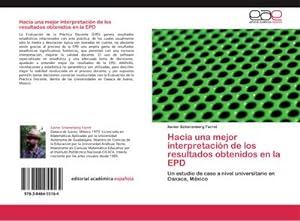 Seller image for Hacia una mejor interpretacin de los resultados obtenidos en la EPD for sale by BuchWeltWeit Ludwig Meier e.K.
