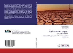 Bild des Verkufers fr Environment Impact Assessment zum Verkauf von BuchWeltWeit Ludwig Meier e.K.