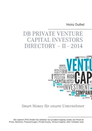 Immagine del venditore per DB Private Venture Capital Investors Directory  II - 2014 venduto da BuchWeltWeit Ludwig Meier e.K.