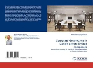 Imagen del vendedor de Corporate Governance in Danish private limited companies a la venta por BuchWeltWeit Ludwig Meier e.K.