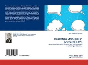 Imagen del vendedor de Translation Strategies in Animated Films a la venta por BuchWeltWeit Ludwig Meier e.K.