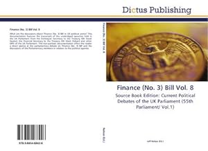 Seller image for Finance (No. 3) Bill Vol. 8 for sale by BuchWeltWeit Ludwig Meier e.K.