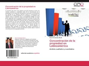 Seller image for Concentracin de la propiedad en Latinoamrica for sale by BuchWeltWeit Ludwig Meier e.K.