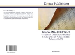 Seller image for Finance (No. 3) Bill Vol. 9 for sale by BuchWeltWeit Ludwig Meier e.K.