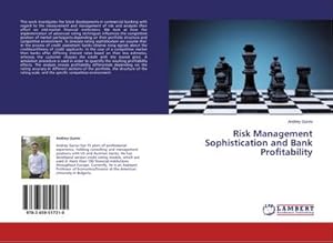 Seller image for Risk Management Sophistication and Bank Profitability for sale by BuchWeltWeit Ludwig Meier e.K.