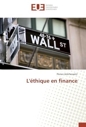 Seller image for L'thique en finance for sale by BuchWeltWeit Ludwig Meier e.K.