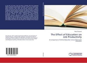 Bild des Verkufers fr The Effect of Education on Job Productivity zum Verkauf von BuchWeltWeit Ludwig Meier e.K.