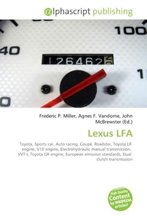 Seller image for Lexus LFA for sale by BuchWeltWeit Ludwig Meier e.K.