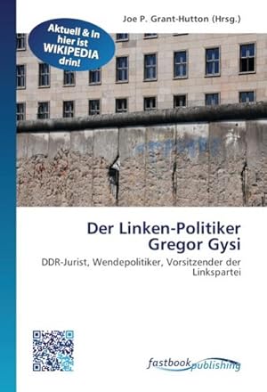 Seller image for Der Linken-Politiker Gregor Gysi for sale by BuchWeltWeit Ludwig Meier e.K.