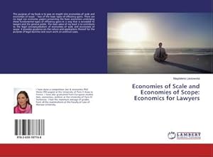Imagen del vendedor de Economies of Scale and Economies of Scope: Economics for Lawyers a la venta por BuchWeltWeit Ludwig Meier e.K.