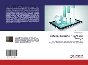 Seller image for Distance Education is About Change for sale by BuchWeltWeit Ludwig Meier e.K.