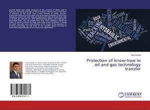 Imagen del vendedor de Protection of know-how in oil and gas technology transfer a la venta por BuchWeltWeit Ludwig Meier e.K.
