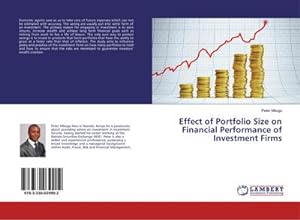 Bild des Verkufers fr Effect of Portfolio Size on Financial Performance of Investment Firms zum Verkauf von BuchWeltWeit Ludwig Meier e.K.