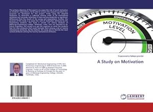 Imagen del vendedor de A Study on Motivation a la venta por BuchWeltWeit Ludwig Meier e.K.