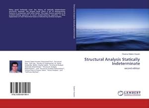 Seller image for Structural Analysis Statically Indeterminate for sale by BuchWeltWeit Ludwig Meier e.K.