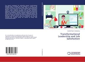 Image du vendeur pour Transformational Leadership and Job Satisfaction mis en vente par BuchWeltWeit Ludwig Meier e.K.