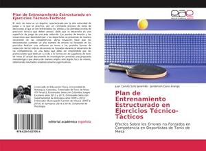 Imagen del vendedor de Plan de Entrenamiento Estructurado en Ejercicios Tcnico-Tcticos a la venta por BuchWeltWeit Ludwig Meier e.K.