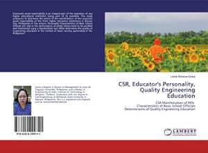 Seller image for CSR, Educator's Personality, Quality Engineering Education for sale by BuchWeltWeit Ludwig Meier e.K.