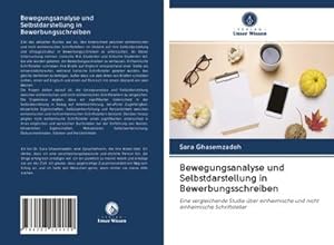 Seller image for Bewegungsanalyse und Selbstdarstellung in Bewerbungsschreiben for sale by BuchWeltWeit Ludwig Meier e.K.