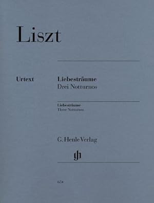 Immagine del venditore per Liszt, Franz - Liebestrume, 3 Notturnos venduto da BuchWeltWeit Ludwig Meier e.K.