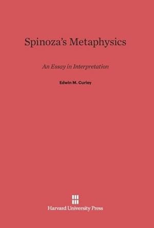 Seller image for Spinoza's Metaphysics for sale by BuchWeltWeit Ludwig Meier e.K.