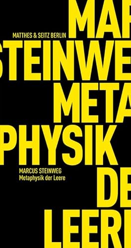 Bild des Verkufers fr Metaphysik der Leere zum Verkauf von BuchWeltWeit Ludwig Meier e.K.