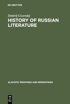 Bild des Verkufers fr History of Russian Literature zum Verkauf von BuchWeltWeit Ludwig Meier e.K.