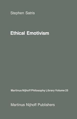 Seller image for Ethical Emotivism for sale by BuchWeltWeit Ludwig Meier e.K.