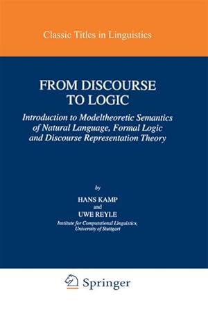 Seller image for From Discourse to Logic for sale by BuchWeltWeit Ludwig Meier e.K.