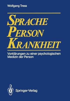 Seller image for Sprache  Person  Krankheit for sale by BuchWeltWeit Ludwig Meier e.K.