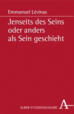 Imagen del vendedor de Jenseits des Seins oder anders als Sein geschieht a la venta por BuchWeltWeit Ludwig Meier e.K.