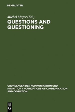 Imagen del vendedor de Questions and Questioning a la venta por BuchWeltWeit Ludwig Meier e.K.