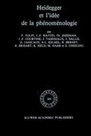 Seller image for Heidegger et l'ide de la phnomnologie for sale by BuchWeltWeit Ludwig Meier e.K.