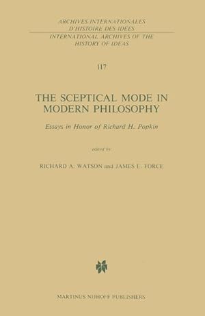 Seller image for The Sceptical Mode in Modern Philosophy for sale by BuchWeltWeit Ludwig Meier e.K.