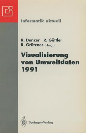 Bild des Verkufers fr Visualisierung von Umweltdaten 1991 zum Verkauf von BuchWeltWeit Ludwig Meier e.K.