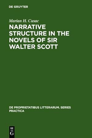 Bild des Verkufers fr Narrative structure in the novels of Sir Walter Scott zum Verkauf von BuchWeltWeit Ludwig Meier e.K.