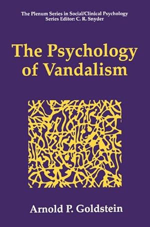 Imagen del vendedor de The Psychology of Vandalism a la venta por BuchWeltWeit Ludwig Meier e.K.
