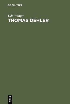 Seller image for Thomas Dehler for sale by BuchWeltWeit Ludwig Meier e.K.