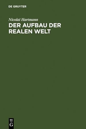 Imagen del vendedor de Der Aufbau der realen Welt a la venta por BuchWeltWeit Ludwig Meier e.K.