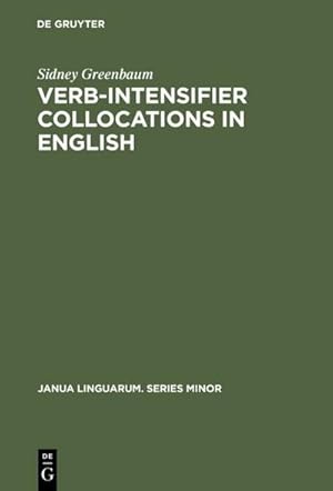 Seller image for Verb-Intensifier Collocations in English for sale by BuchWeltWeit Ludwig Meier e.K.