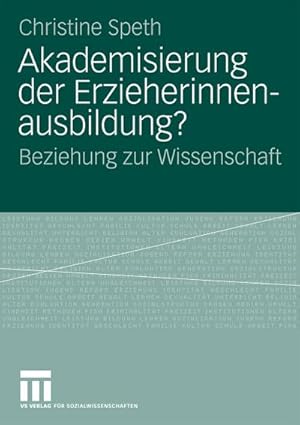 Immagine del venditore per Akademisierung der Erzieherinnenausbildung? venduto da BuchWeltWeit Ludwig Meier e.K.